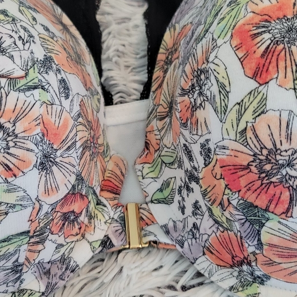 Cacique Floral T-Shirt Bra - Picture 2 of 9